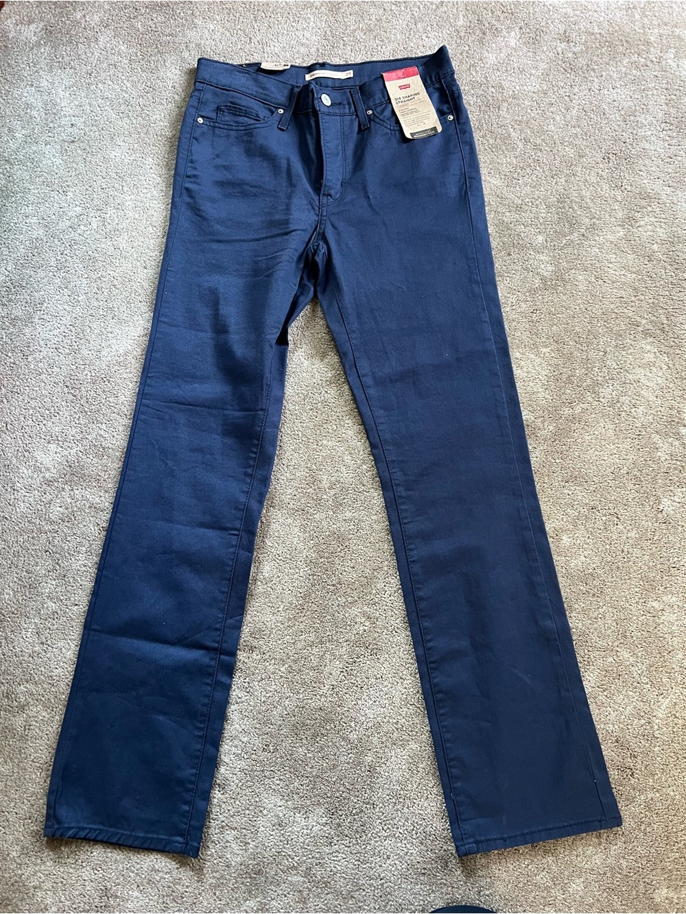 Levi's Navy Straight-Leg Jeans